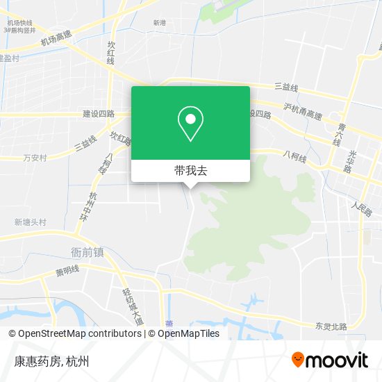 康惠药房地图