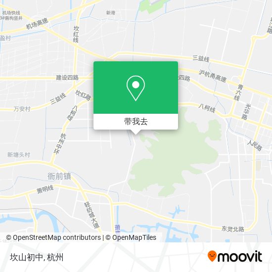 坎山初中地图
