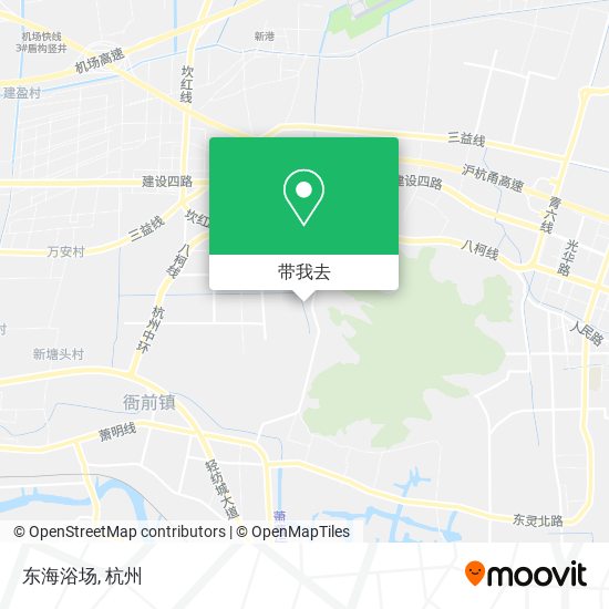 东海浴场地图