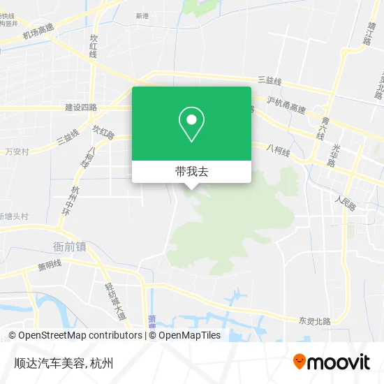 顺达汽车美容地图