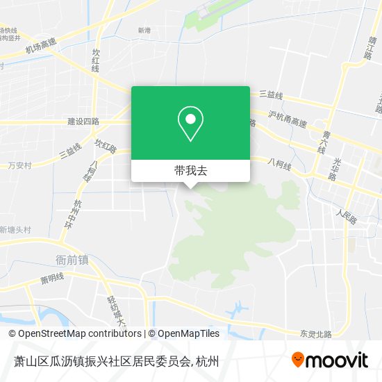 萧山区瓜沥镇振兴社区居民委员会地图