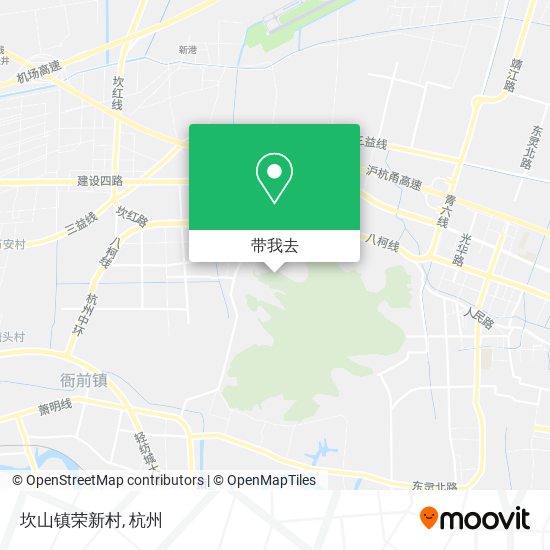 坎山镇荣新村地图