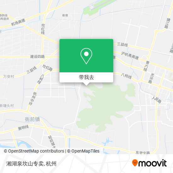 湘湖泉坎山专卖地图