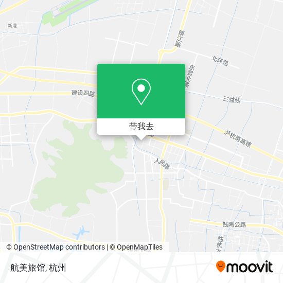 航美旅馆地图