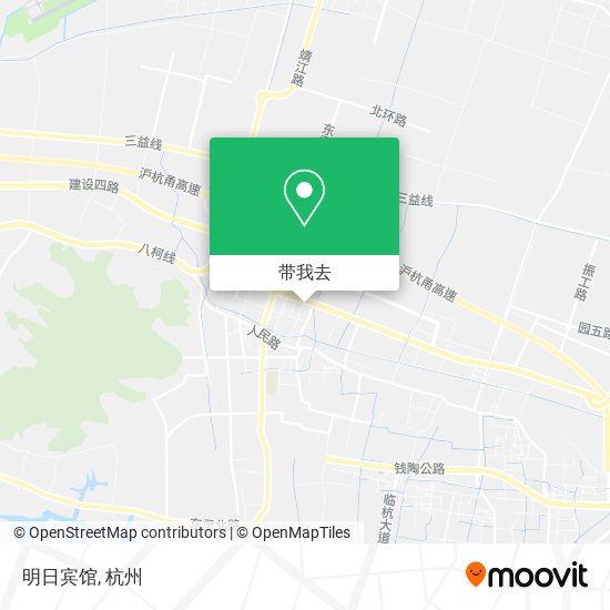明日宾馆地图