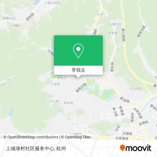 上城埭村社区服务中心地图