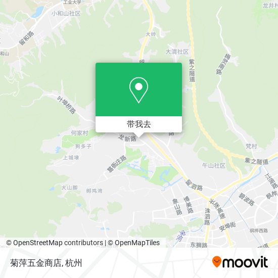 菊萍五金商店地图