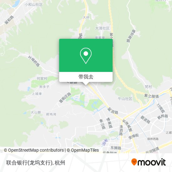 联合银行(龙坞支行)地图