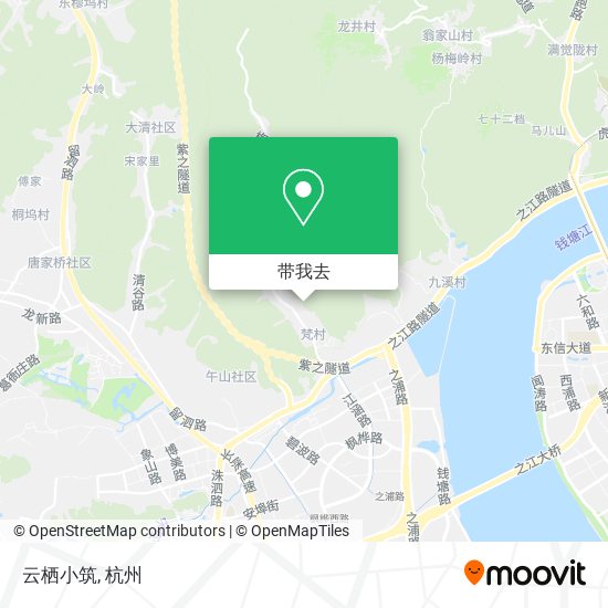 云栖小筑地图