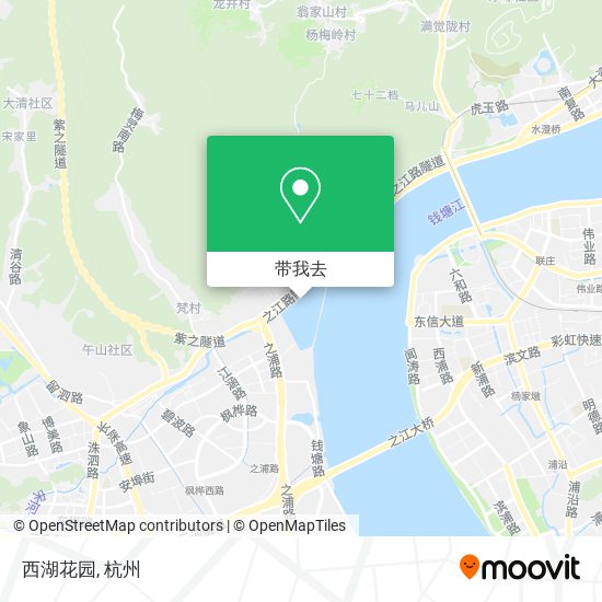 西湖花园地图