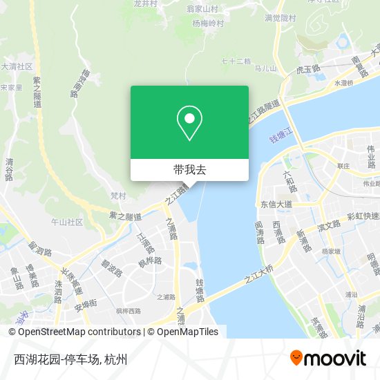 西湖花园-停车场地图