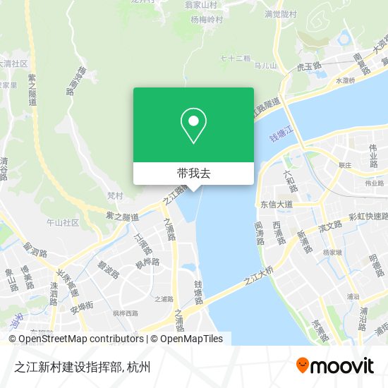 之江新村建设指挥部地图