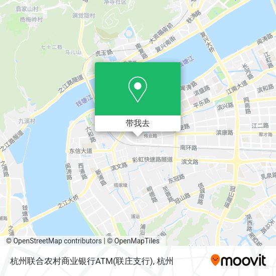 杭州联合农村商业银行ATM(联庄支行)地图