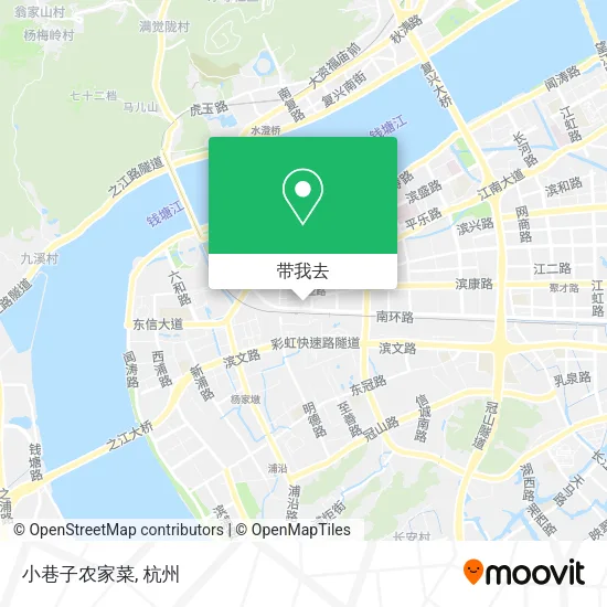 小巷子农家菜地图