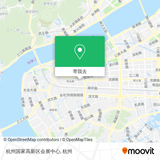 杭州国家高新区会展中心地图