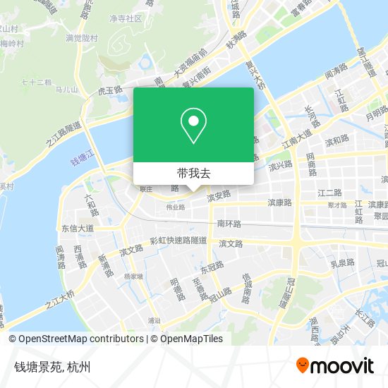 钱塘景苑地图