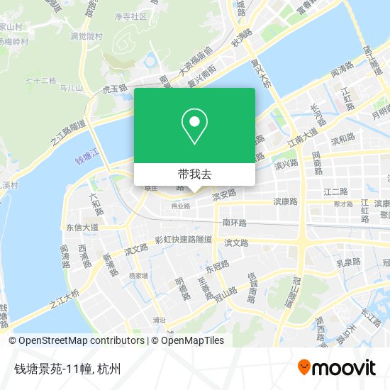 钱塘景苑-11幢地图