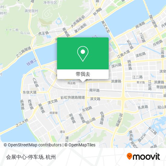 会展中心-停车场地图