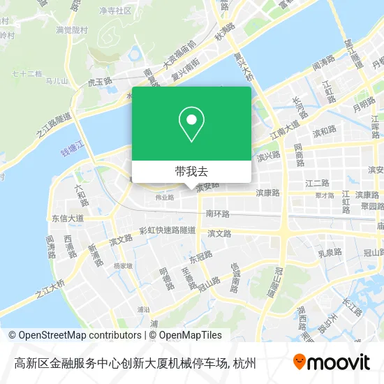 高新区金融服务中心创新大厦机械停车场地图