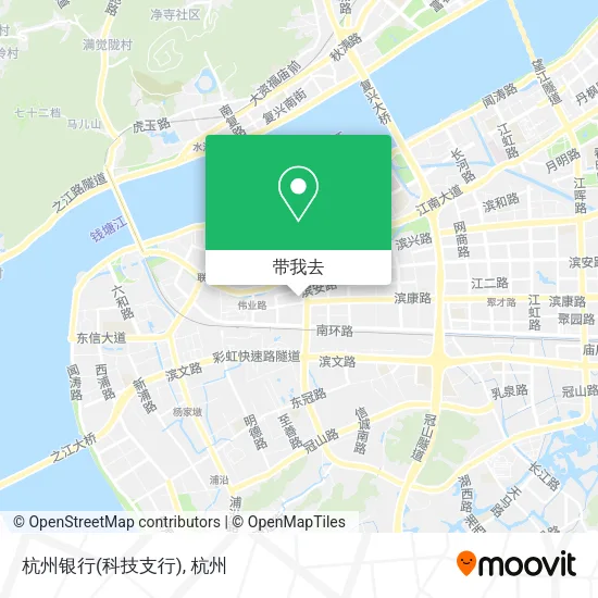 杭州银行(科技支行)地图