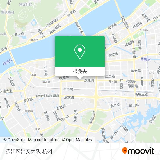 滨江区治安大队地图