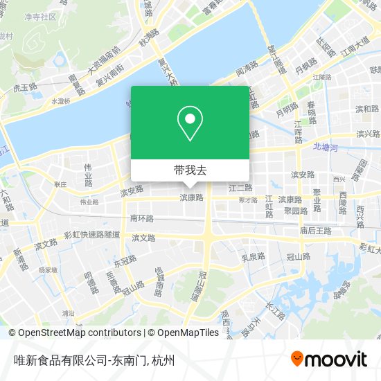 唯新食品有限公司-东南门地图