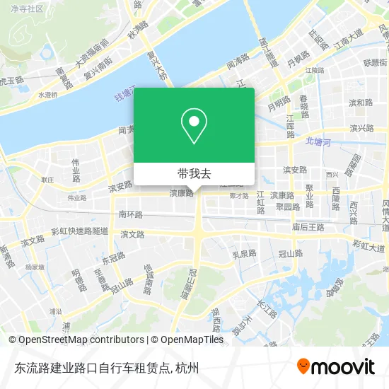 东流路建业路口自行车租赁点地图