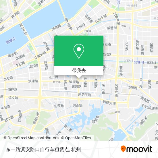 东一路滨安路口自行车租赁点地图