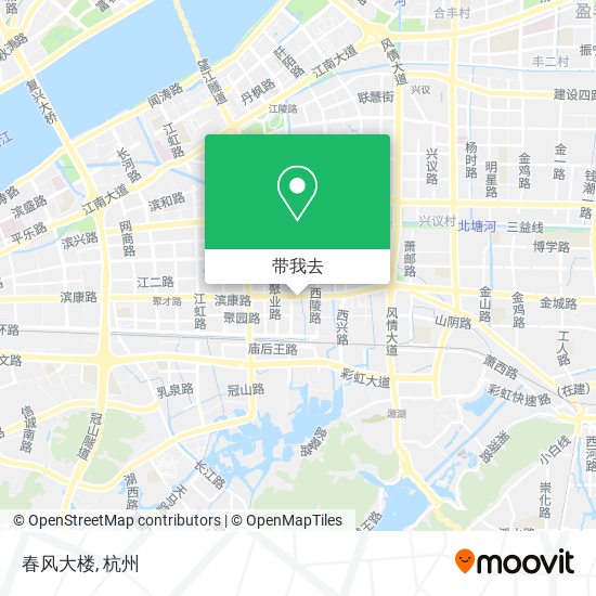 春风大楼地图