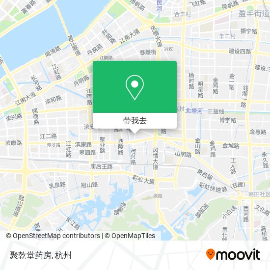 聚乾堂药房地图
