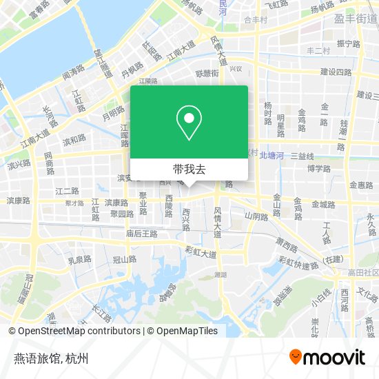 燕语旅馆地图