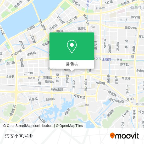 滨安小区地图