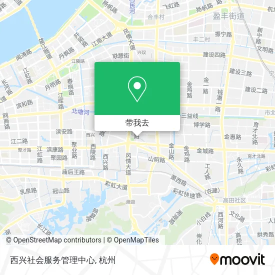西兴社会服务管理中心地图