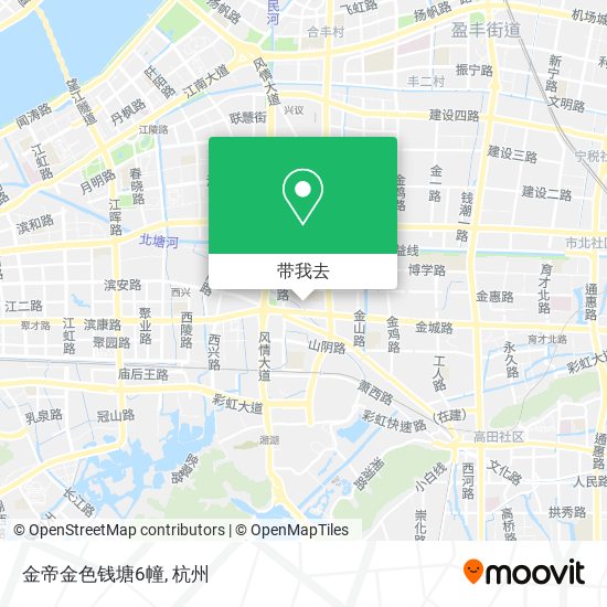 金帝金色钱塘6幢地图