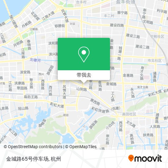 金城路65号停车场地图