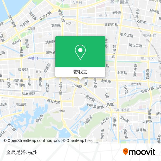 金晟足浴地图
