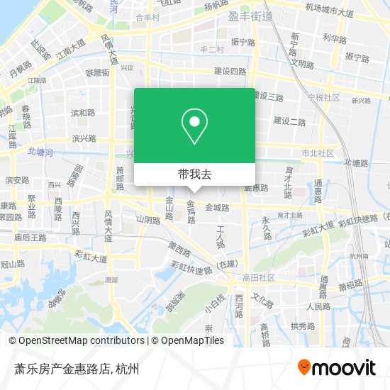 萧乐房产金惠路店地图