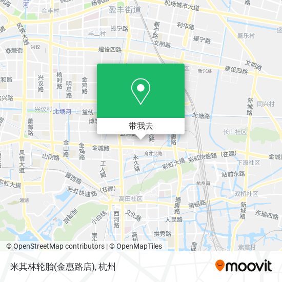 米其林轮胎(金惠路店)地图
