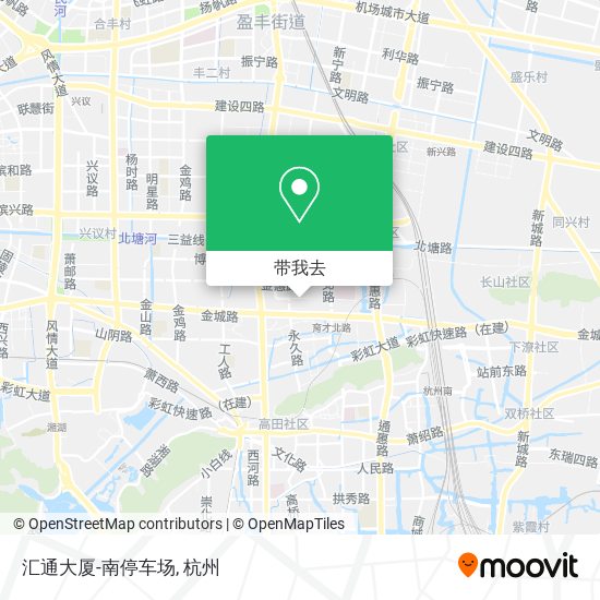 汇通大厦-南停车场地图