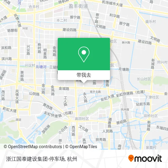 浙江国泰建设集团-停车场地图