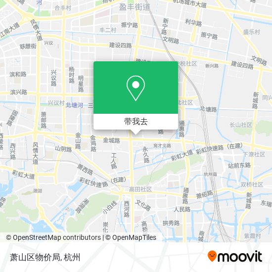 萧山区物价局地图
