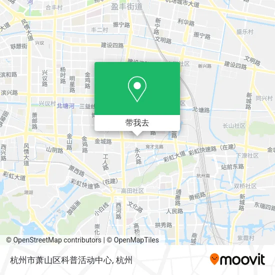 杭州市萧山区科普活动中心地图