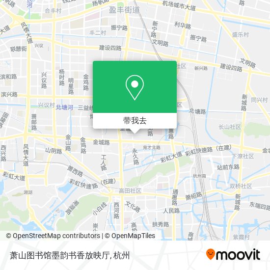 萧山图书馆墨韵书香放映厅地图