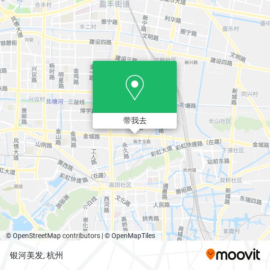 银河美发地图