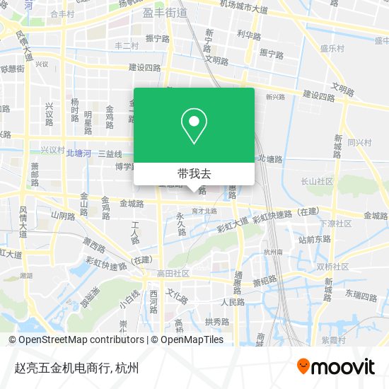 赵亮五金机电商行地图