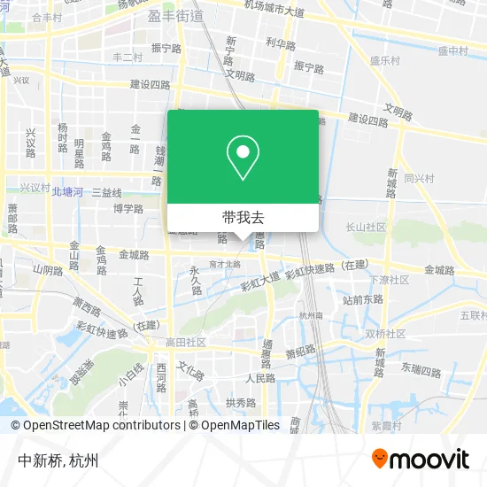 中新桥地图
