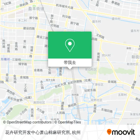 花卉研究开发中心萧山棉麻研究所地图