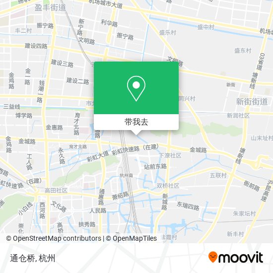 通仓桥地图