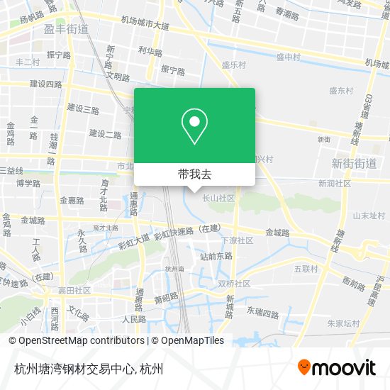 杭州塘湾钢材交易中心地图