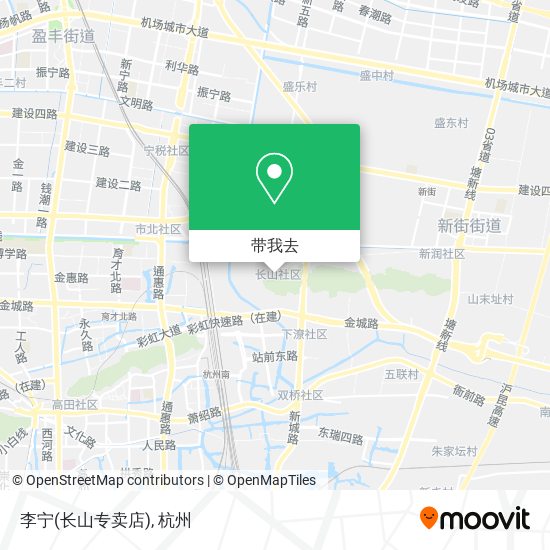 李宁(长山专卖店)地图